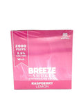 Breeze Pro Raspberry Lemon 2000puffs 10ct
