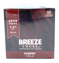 Breeze Pro Cherry Cola 2000puffs 10ct