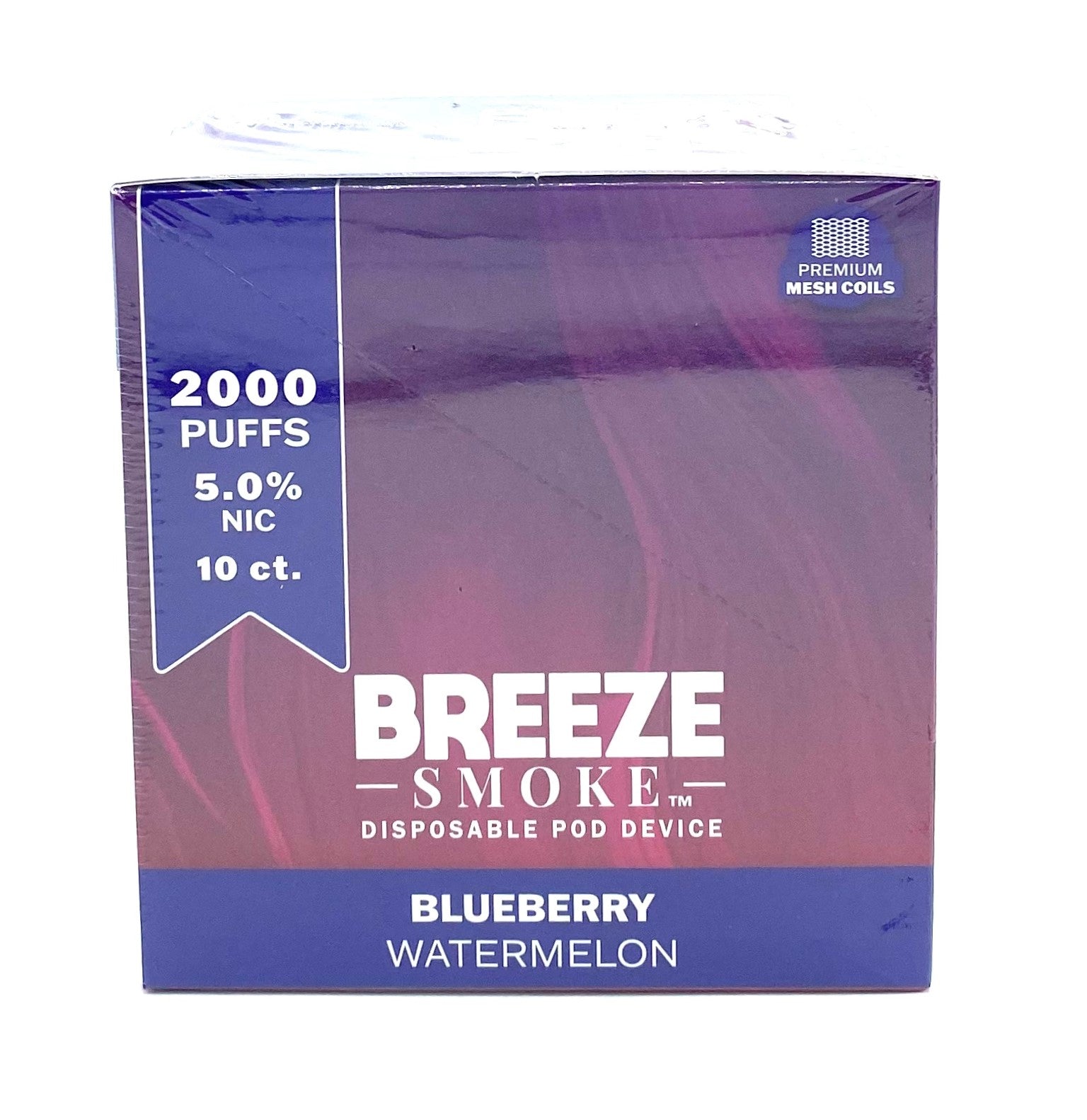 Breeze Pro Blueberry Watermelon 2000puffs 10ct