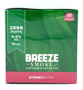 Breeze Pro Strawmelon 2000puffs 10ct