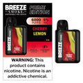Breeze Prime Cherry Lemon 6000puffs 5ct