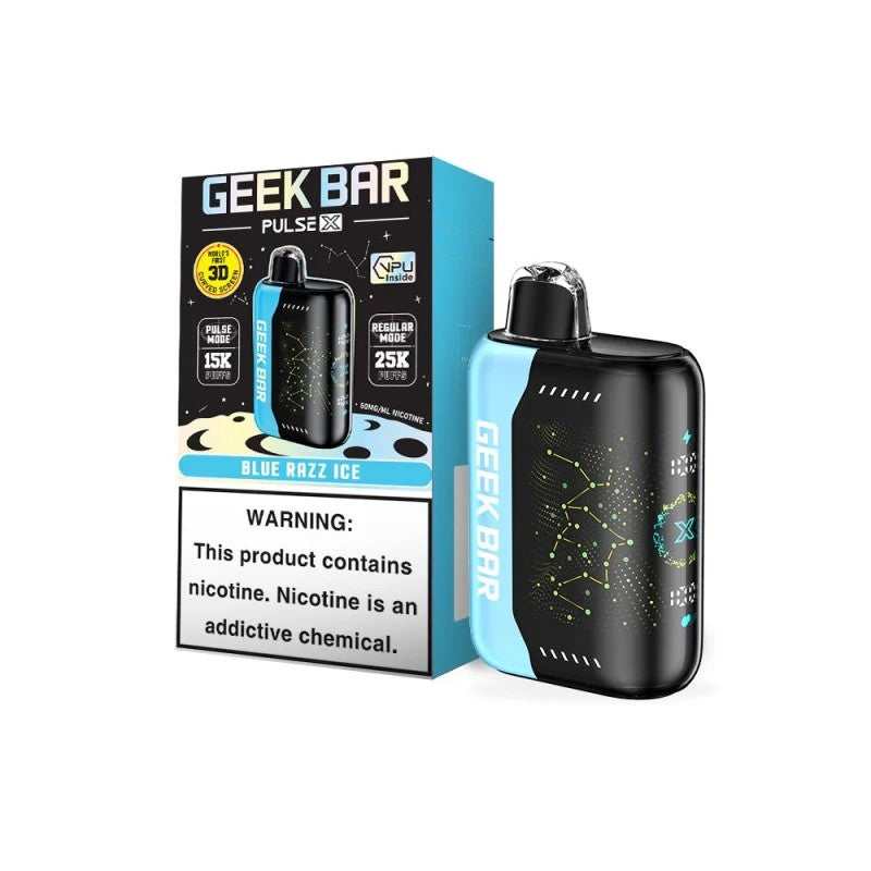 Geek Bar Pulse X Blue Razz Ice 25000puffs 5ct