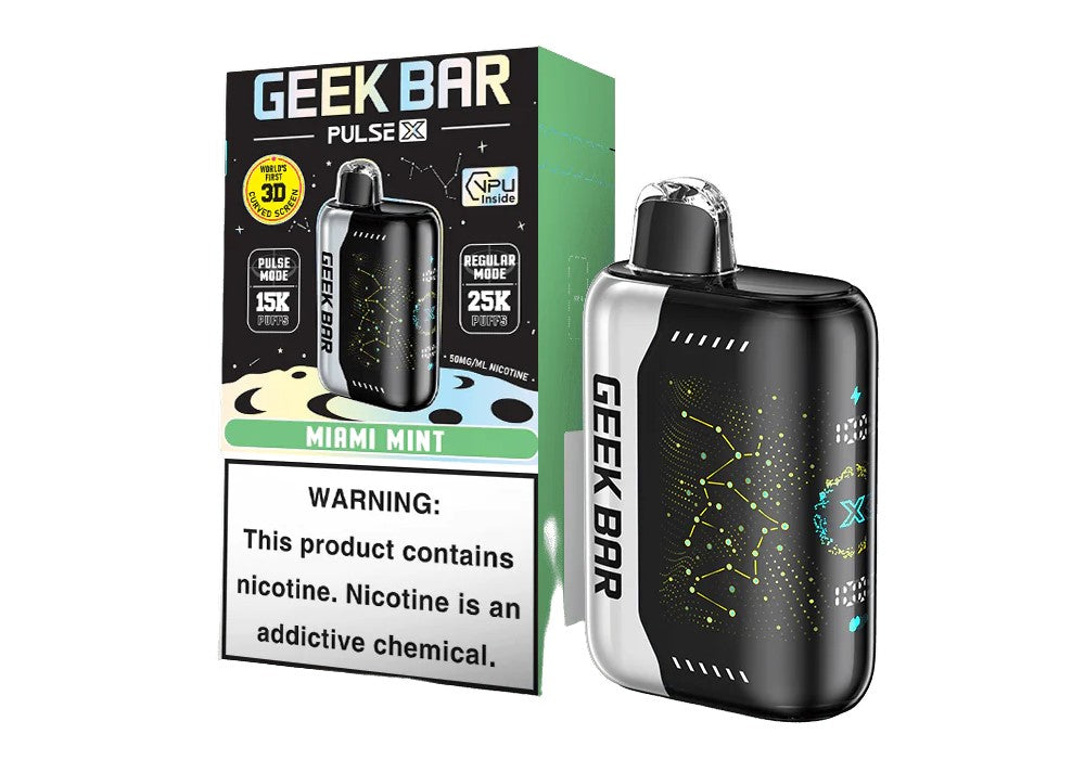 Geek Bar Pulse X Miami Mint 25000puffs 5ct