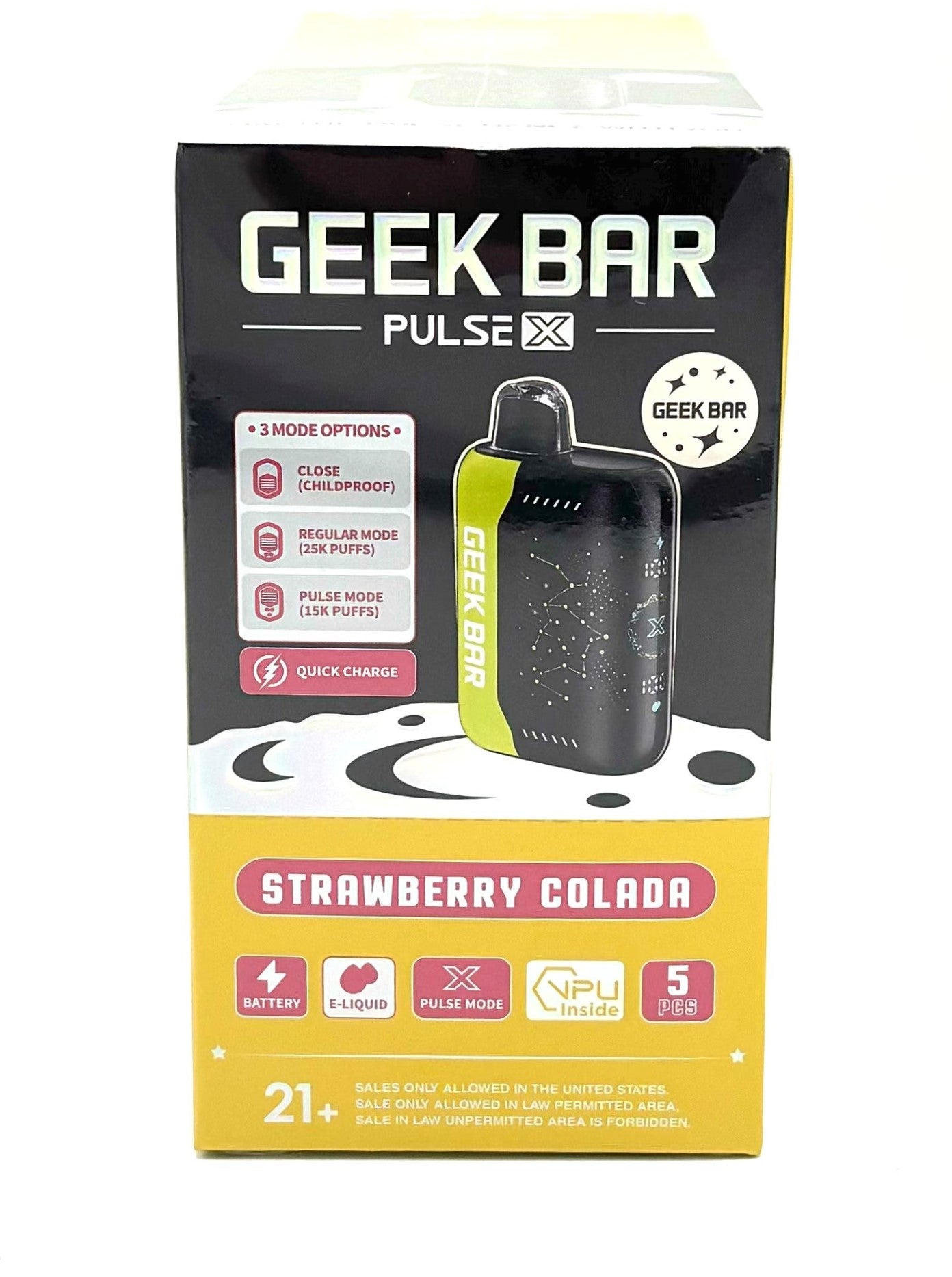 Geek Bar Pulse X Strawberry Colada 25000puffs 5ct