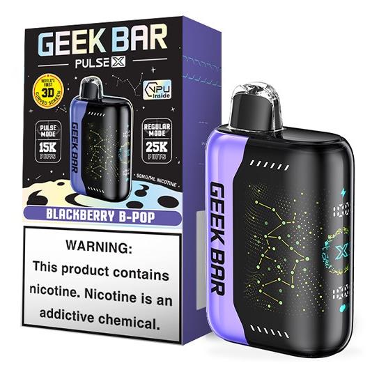 Geek Bar Pulse X Blackberry Blow Pop 25000puffs 5ct