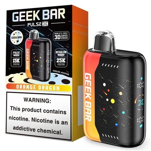Geek Bar Pulse X Orange Dragon 25000puffs 5ct
