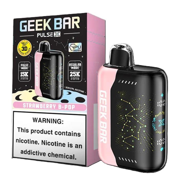 Geek Bar Pulse X Strawberry Blow Pop 25000 5ct