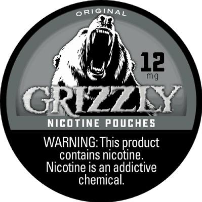 Grizzly Nicotine Pouch Original 12mg 5/20ct