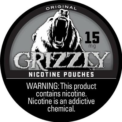 Grizzly Nicotine Pouch Original 15mg 5/20ct