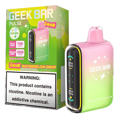 Geek Bar Pulse Sour Watermelon Drop 15000puffs 5ct