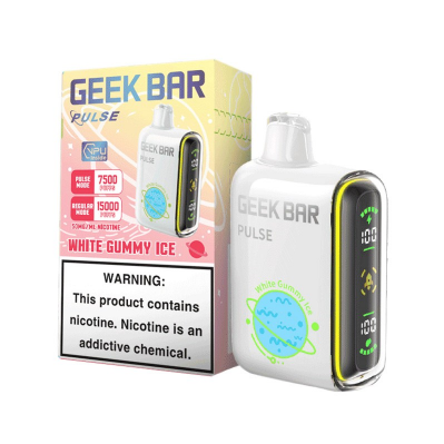 Geek Bar Pulse White Gummy Ive 15000puffs 5ct