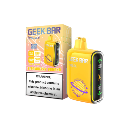 Geek Bar Pulse Strawberry Banana 15000puffs 5ct
