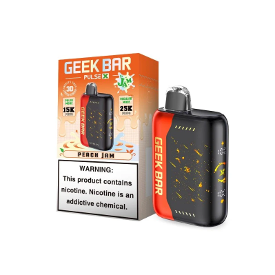 Geek Bar Pulse X Peach Jam 25000puffs 5ct