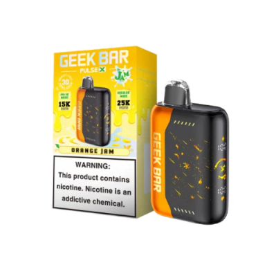 Geek Bar Pulse X Orange JAM 25000puffs 5ct