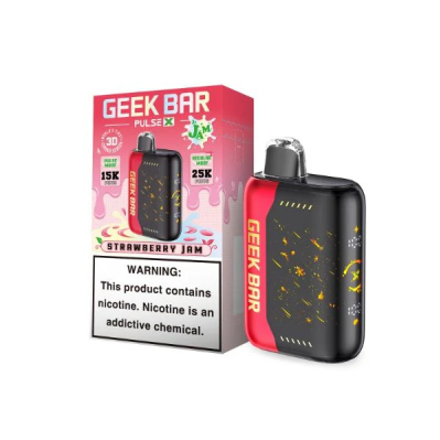 Geek Bar Pulse X Strawberry Jam 25000puffs 5ct