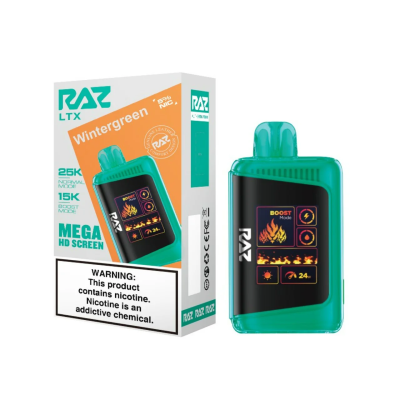 Raz Ltx Wintergreen 25000puffs