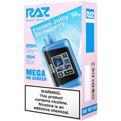 Raz Ltx Frozen Juicy Strawberry 25000puffs