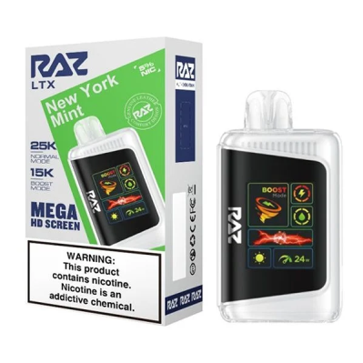 Raz Ltx New York Mint 25000puffs