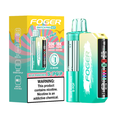 Foger Switch Pro Kit Blue Rancher B-Pop 30000puffs