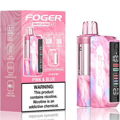 Foger Switch Pro Kit Pink & Blue 30000puffs
