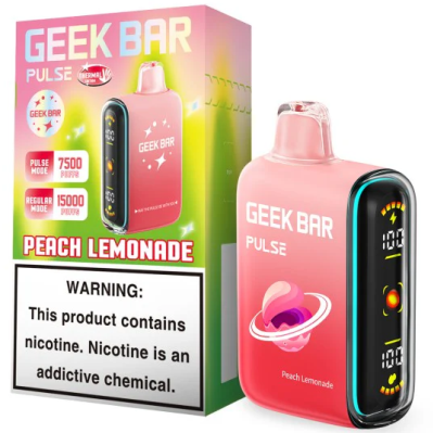 Geek Bar Pulse Peach Lemonade 15000puffs 5ct