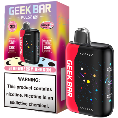 Geek Bar Pulse X Strawberry Dragon 25000puffs 5ct