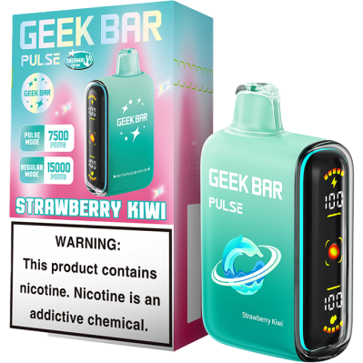 Geek Bar Pulse Strawberry Kiwi 15000puffs 5ct