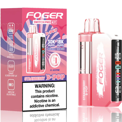 Foger Switch Pro Kit Strawberry B-Pop 30000puffs