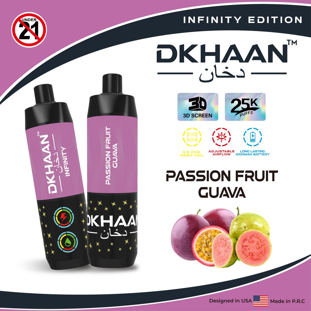 DKHAAN INFINITY EDITION 25K PUFFS (5CT)