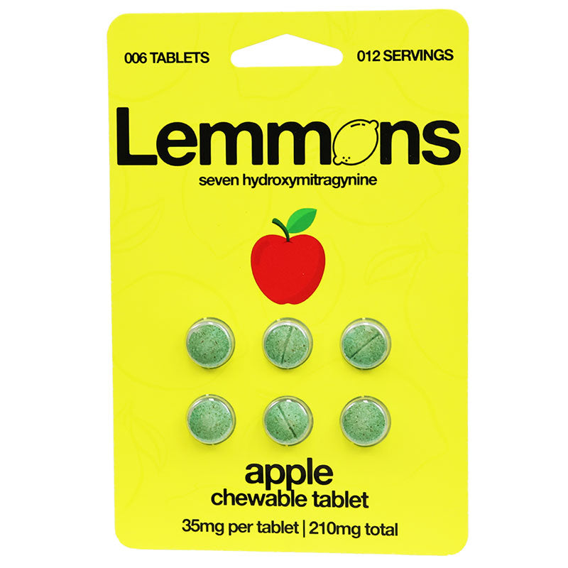 Lemmons 7-hydroxymitragynine Tablets 210mg 6pk 6ct Display (CITRUS)