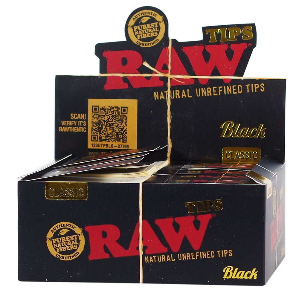 RAW Black Classic Tips 50ct Display