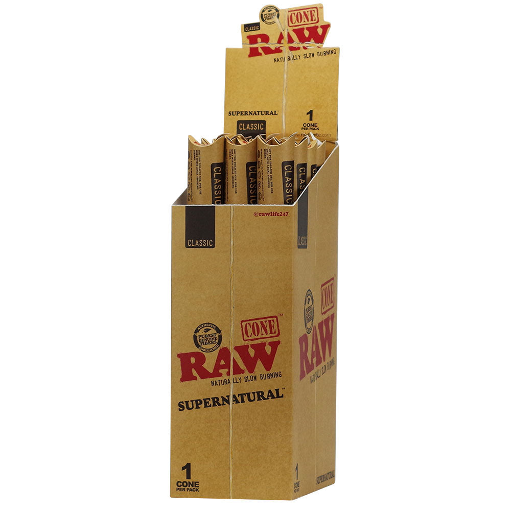 RAW Classic Supernatural Cones 15ct Display