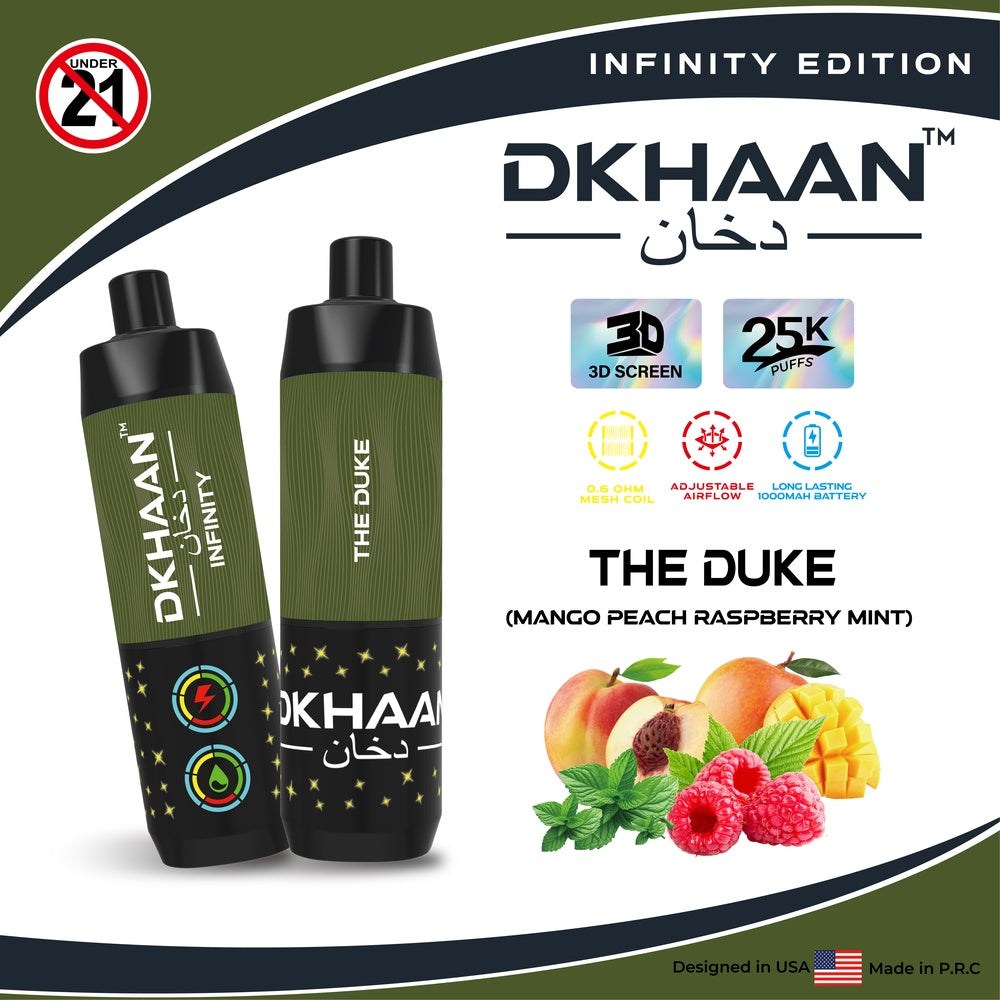 DKHAAN INFINITY EDITION 25K PUFFS (5CT)
