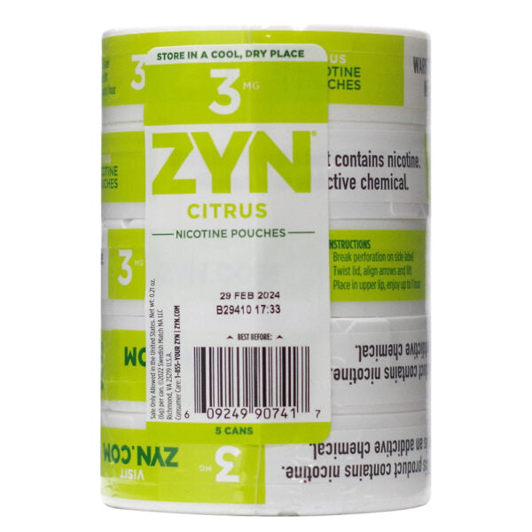 Zyn Citrus 3mg 5ct