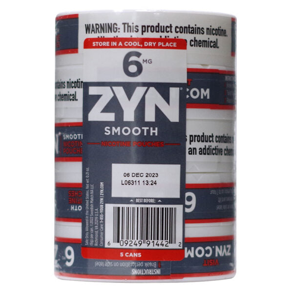 Zyn Smooth 6mg 5ct