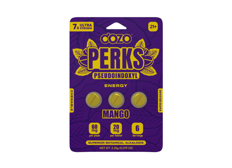 Dozo pseudo perks 60MG- 3 count