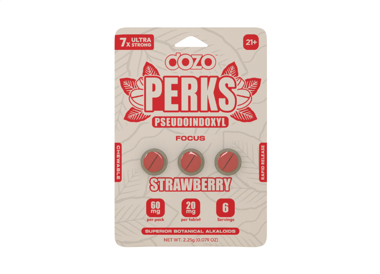 Dozo pseudo perks 60MG- 3 count