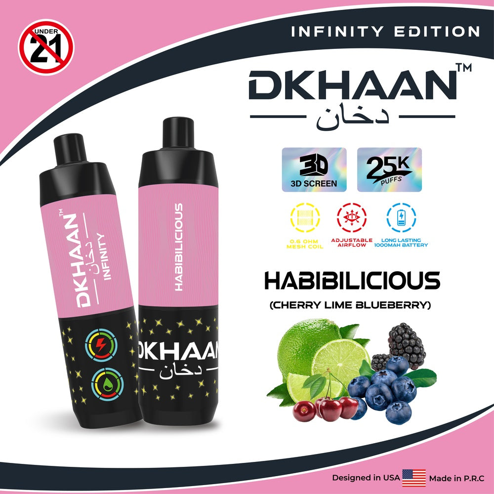 DKHAAN INFINITY EDITION 25K PUFFS (5CT)