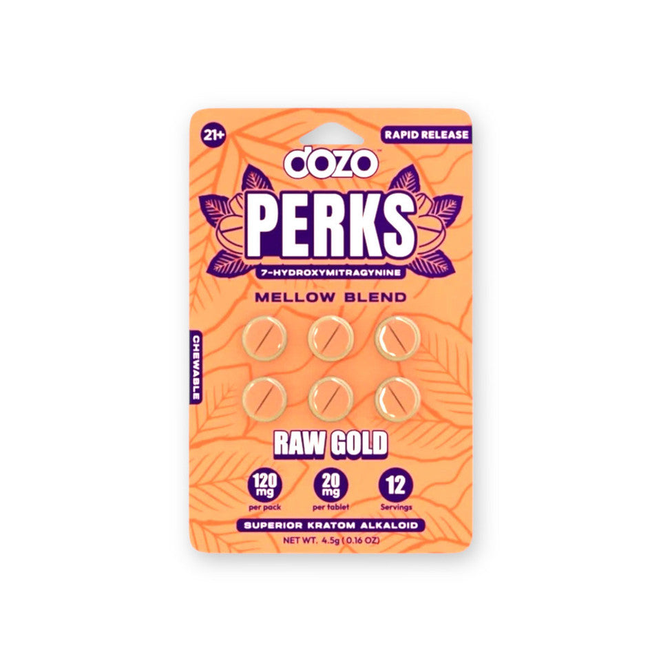 DOZO Perks 120MG - 6 Count | Shop Energy & Focus Online