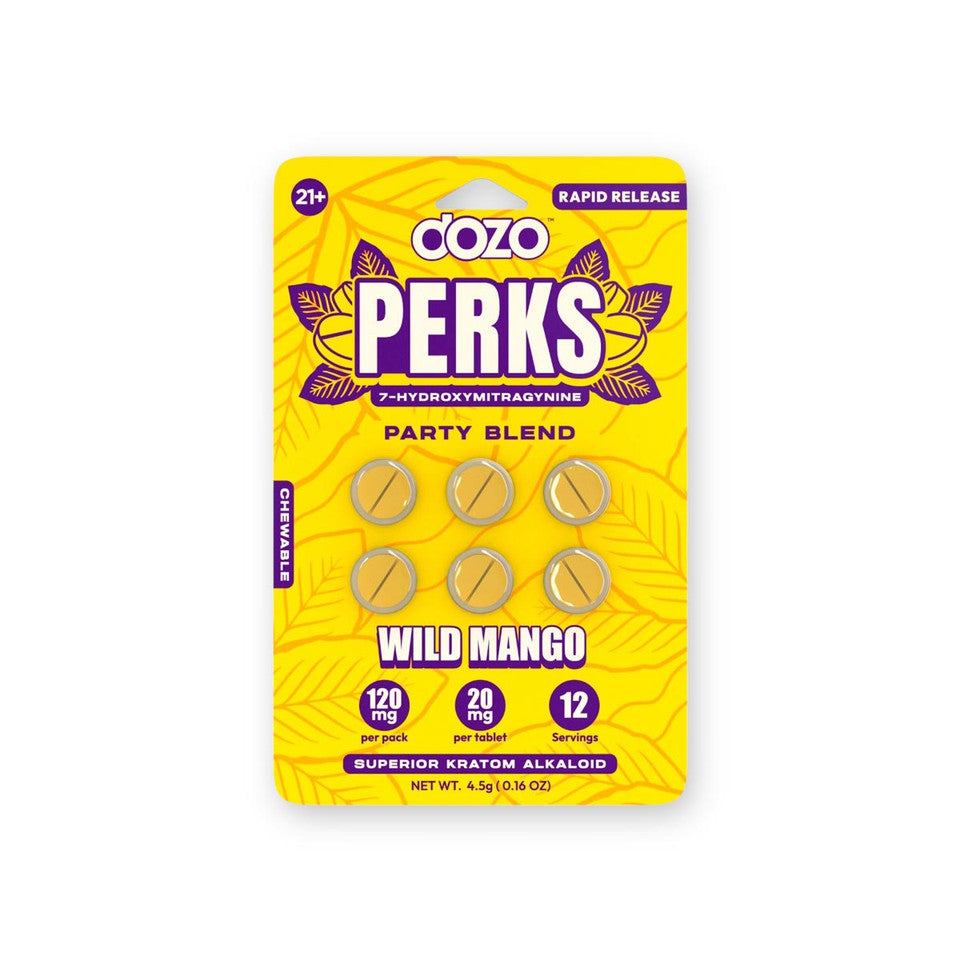 DOZO Perks 120MG - 6 Count | Shop Energy & Focus Online