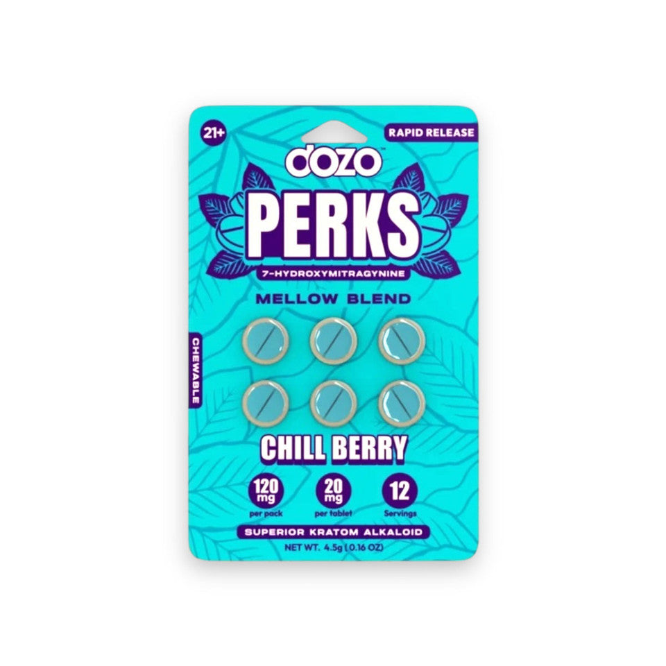 DOZO Perks 120MG - 6 Count | Shop Energy & Focus Online