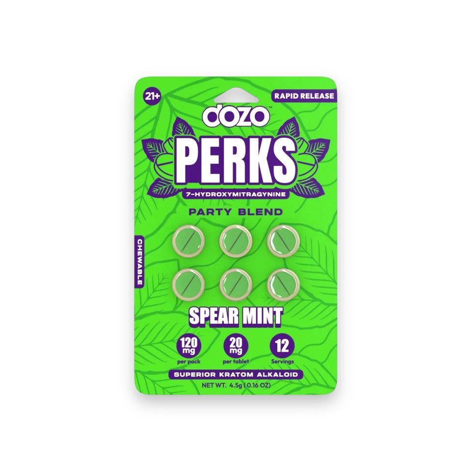 DOZO Perks 120MG - 6 Count | Shop Energy & Focus Online