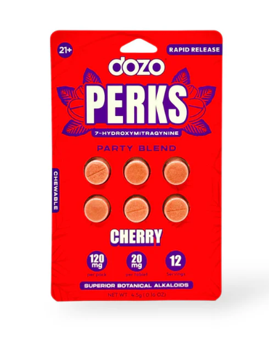 DOZO- Perks 120MG- 6 COUNT- Cherry Party Blend