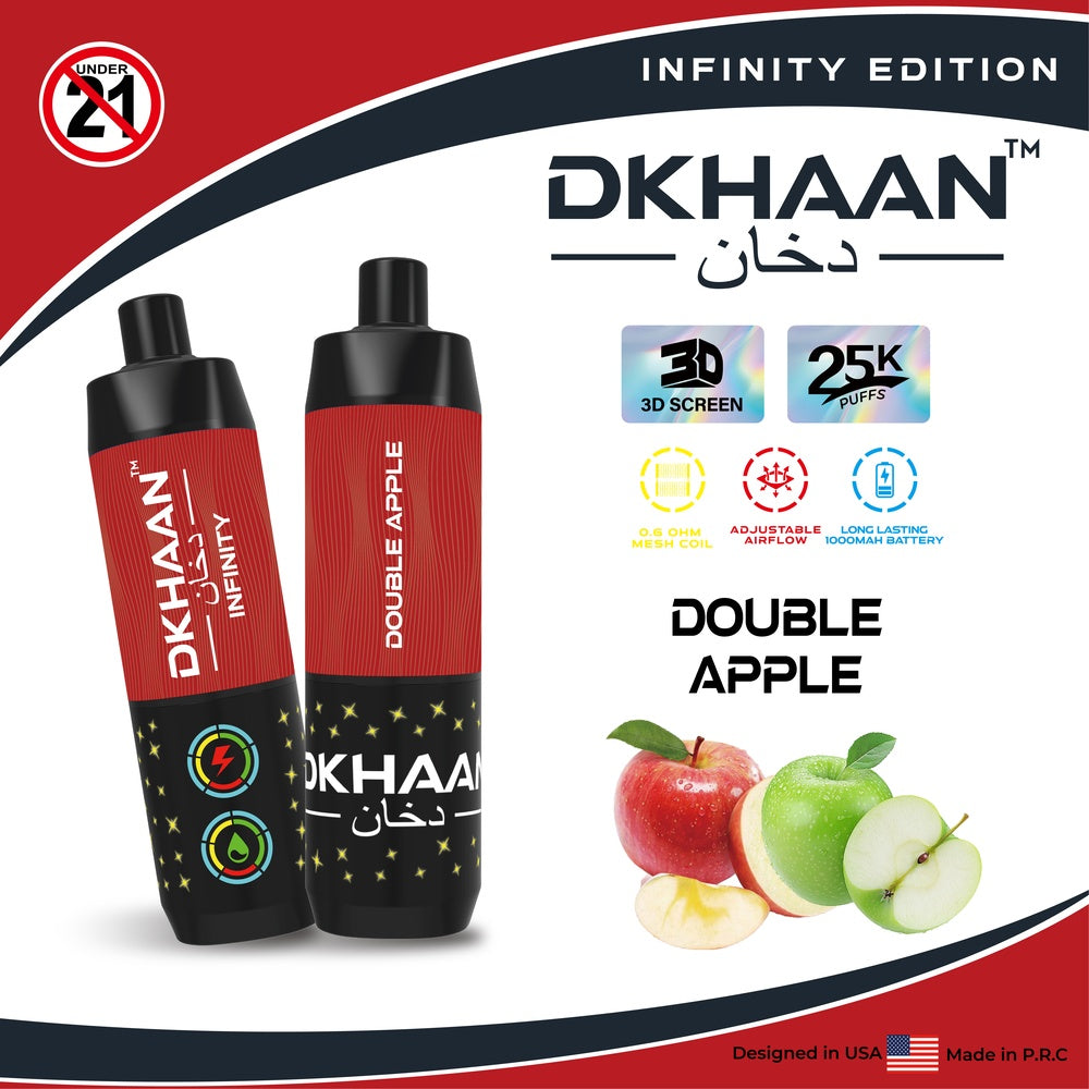 DKHAAN INFINITY EDITION 25K PUFFS (5CT)