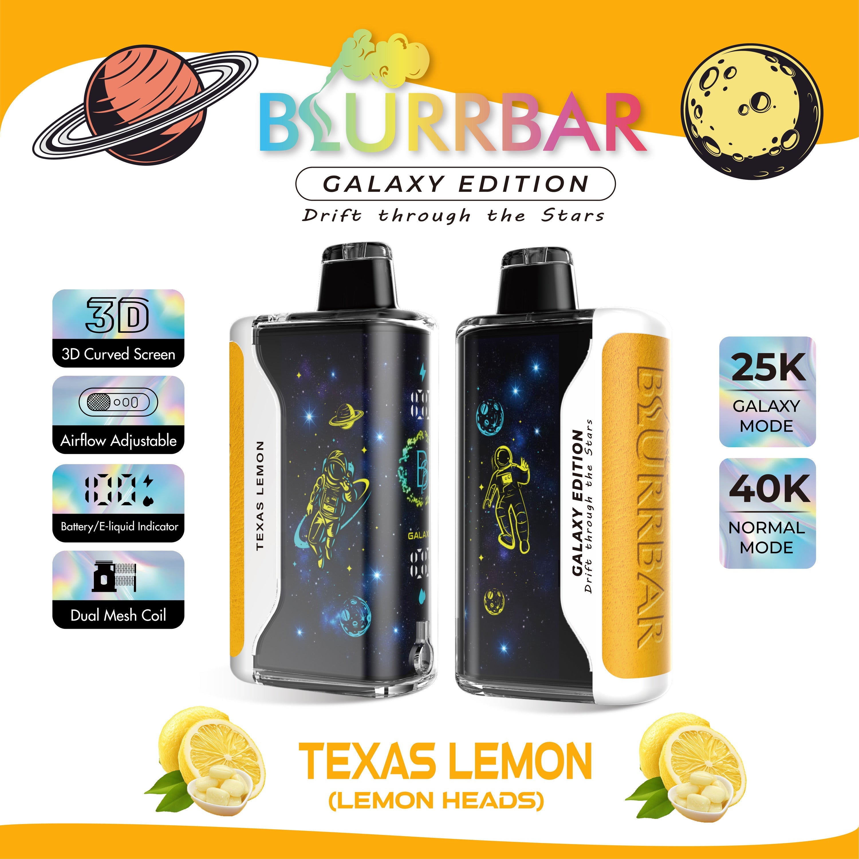BLURRBAR GALAXY EDITION 40K (5CT)