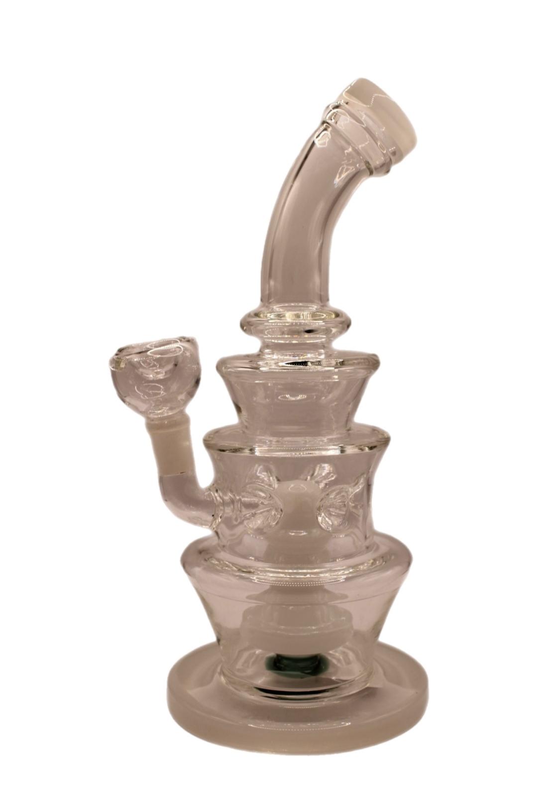 10.5IN MINI BUBBLER (WHITE)