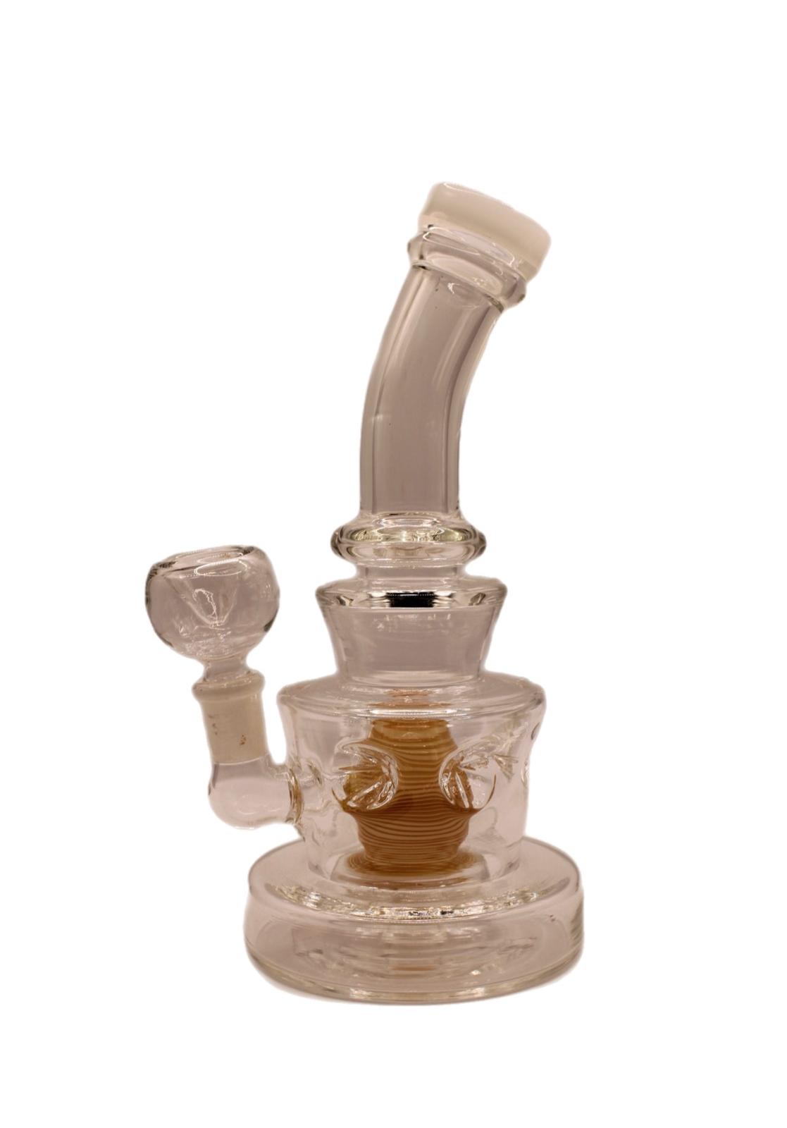 8.5IN STRAWBERRY WATER PIPE W/ PERCULATOR