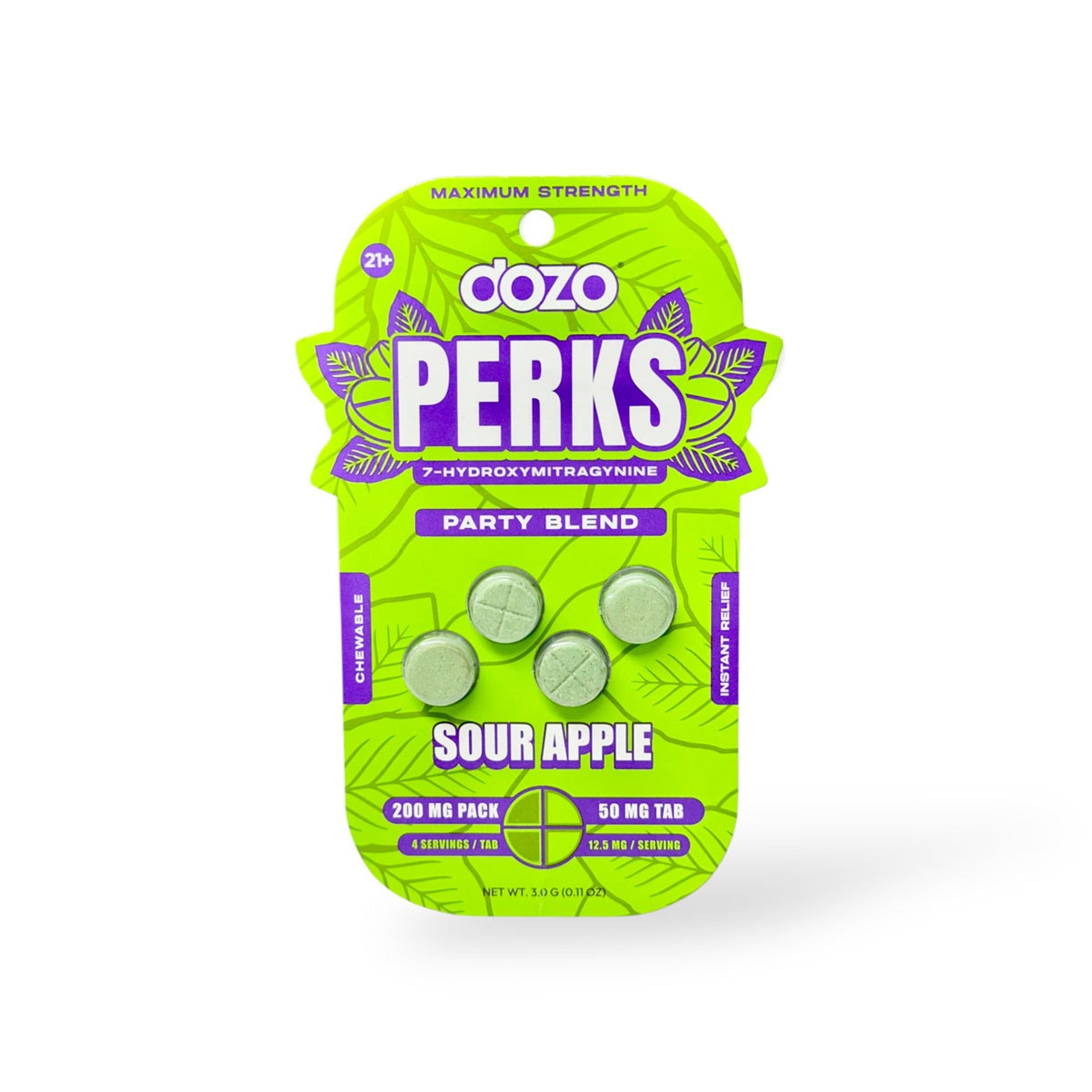 DOZO - Perks 200mg - 4 COUNT 10ct