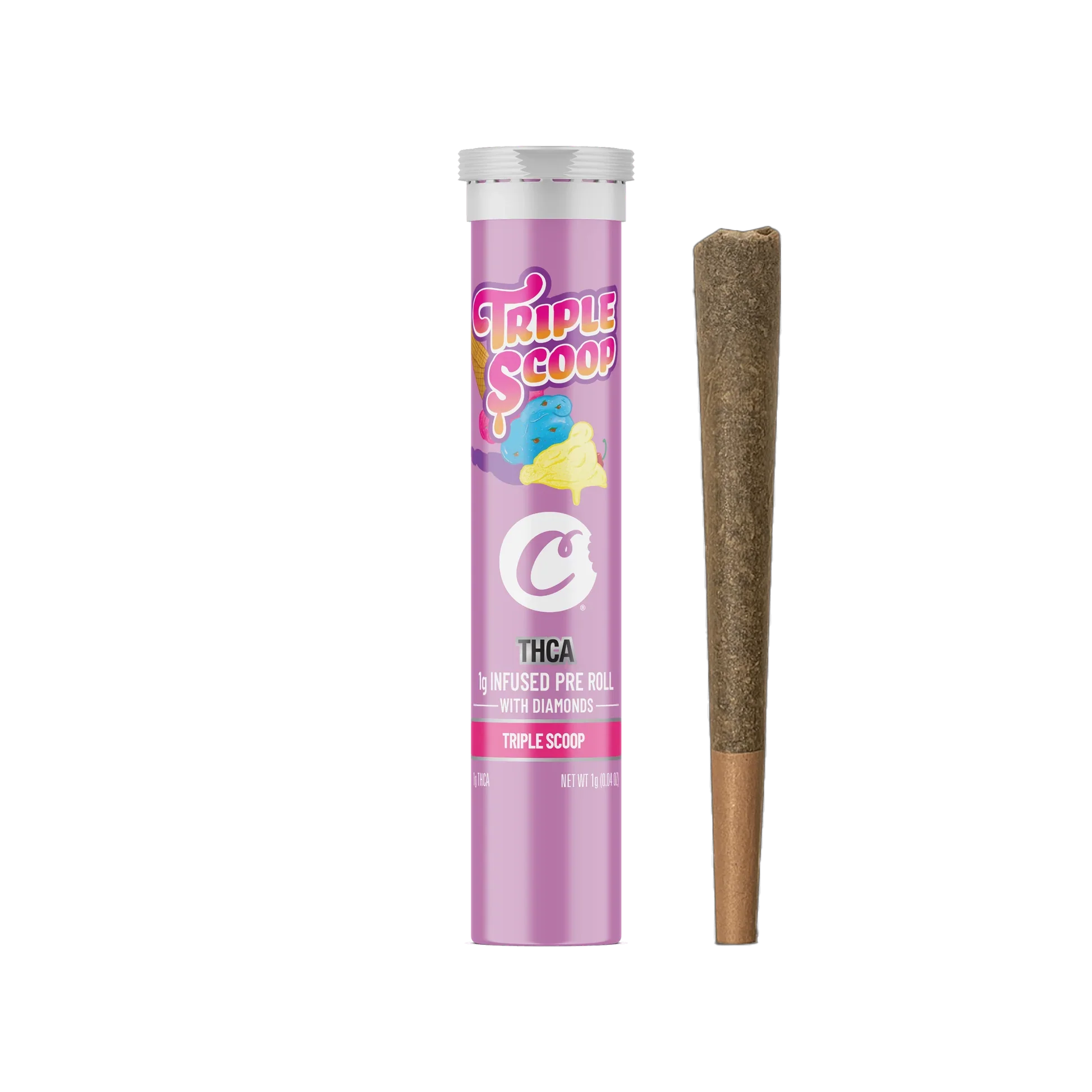 Cookies 1g Infused Pre Roll With Diamons 20ct
