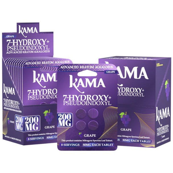 Kama 7-Hydroxymitragynine Pseudoindoxyl 200mg | 4 Count (CLASSIC)